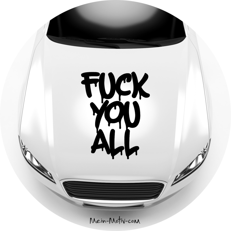 Preview: Aufkleber 46085 Fuck You All
